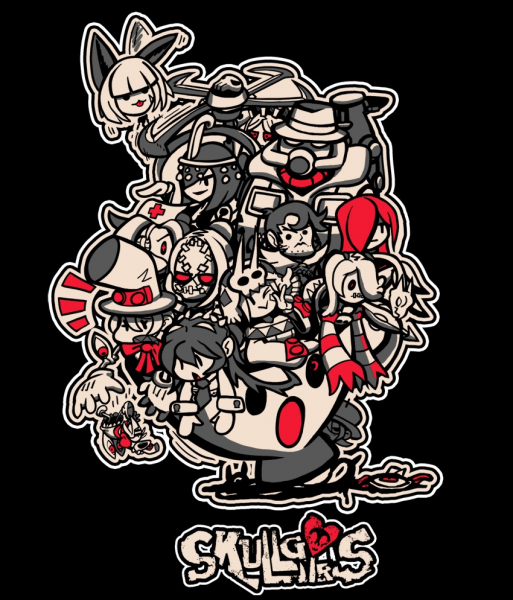 skullgirls fan expo shirt by majiomni-d6uo0ng